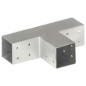 vidaXL Pfostenverbinder T-Form Verzinktes Metall 71 x 71 mm vidaXL Pfostenverbinder T-Form Verzinktes Metall 71 x 71 mm