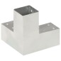 vidaXL Pfostenverbinder Y-Form Verzinktes Metall 71 x 71 mm vidaXL Pfostenverbinder Y-Form Verzinktes Metall 71 x 71 mm