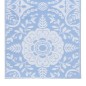 vidaXL Outdoor-Teppich Babyblau 120x180 cm PP vidaXL Outdoor-Teppich Babyblau 120x180 cm PP