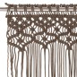 vidaXL Makramee Vorhang Taupe 140x240 cm Baumwolle vidaXL Makramee Vorhang Taupe 140x240 cm Baumwolle