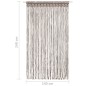 vidaXL Makramee Vorhang Taupe 140x240 cm Baumwolle vidaXL Makramee Vorhang Taupe 140x240 cm Baumwolle