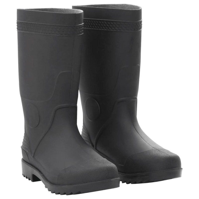 vidaXL Gummistiefel Schwarz Größe 40 PVC vidaXL Gummistiefel Schwarz Größe 40 PVC