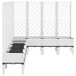 vidaXL Pflanzkübel mit Rankgitter Weiß 200x160x142 cm PP vidaXL Pflanzkübel mit Rankgitter Weiß 200x160x142 cm PP