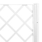 vidaXL Pflanzkübel mit Rankgitter Weiß 200x160x142 cm PP vidaXL Pflanzkübel mit Rankgitter Weiß 200x160x142 cm PP