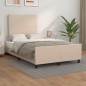 vidaXL Bettgestell mit Kopfteil Cappuccino-Braun 120x190 cm Kunstleder vidaXL Bettgestell mit Kopfteil Cappuccino-Braun 120x190 cm Kunstleder