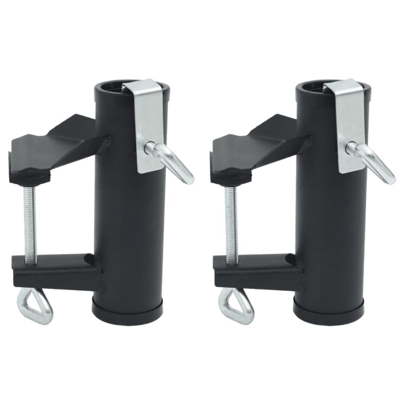 vidaXL Sonnenschirmhalter für Balkon 2 Stk. 25-38 mm Stahl vidaXL Sonnenschirmhalter für Balkon 2 Stk. 25-38 mm Stahl