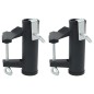 vidaXL Sonnenschirmhalter für Balkon 2 Stk. 25-38 mm Stahl vidaXL Sonnenschirmhalter für Balkon 2 Stk. 25-38 mm Stahl