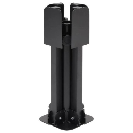 vidaXL Klappständer für Sonnenschirm Ø38/48 mm Mast Schwarz Stahl