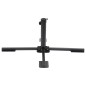 vidaXL Klappständer für Sonnenschirm Ø38/48 mm Mast Schwarz Stahl vidaXL Klappständer für Sonnenschirm Ø38/48 mm Mast Schwarz Stahl