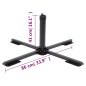 vidaXL Klappständer für Sonnenschirm Ø38/48 mm Mast Schwarz Stahl vidaXL Klappständer für Sonnenschirm Ø38/48 mm Mast Schwarz Stahl