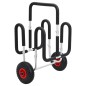 vidaXL Kajak-Trolley für 2 Boards 90 kg Aluminium vidaXL Kajak-Trolley für 2 Boards 90 kg Aluminium