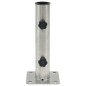 vidaXL Sonnenschirmständer für Ø38/48 mm Mast Silbern Stahl vidaXL Sonnenschirmständer für Ø38/48 mm Mast Silbern Stahl