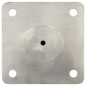 vidaXL Sonnenschirmständer für Ø38/48 mm Mast Silbern Stahl vidaXL Sonnenschirmständer für Ø38/48 mm Mast Silbern Stahl