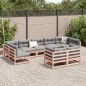 vidaXL 9-tlg. Garten-Sofagarnitur mit Kissen Massivholz Douglasie vidaXL 9-tlg. Garten-Sofagarnitur mit Kissen Massivholz Douglasie