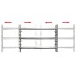 vidaXL Fenstergitter Verstellbar mit 3 Querstäben 500-650 mm vidaXL Fenstergitter Verstellbar mit 3 Querstäben 500-650 mm