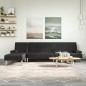 vidaXL Schlafsofa in L-Form Schwarz 255x140x70 cm Kunstleder vidaXL Schlafsofa in L-Form Schwarz 255x140x70 cm Kunstleder