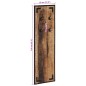 vidaXL Garderobe 35x8x110 cm Raues Massivholz Mango vidaXL Garderobe 35x8x110 cm Raues Massivholz Mango