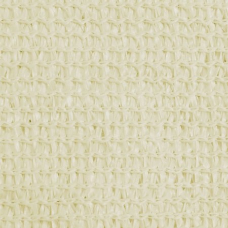 vidaXL Sonnensegel HDPE Rechteckig 4x6 m Creme