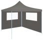 Pavillon-Seitenwand mit Fenstern 4x2 m Anthrazit Pavillon-Seitenwand mit Fenstern 4x2 m Anthrazit