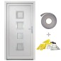 vidaXL Haustür Weiß 98x200 cm PVC vidaXL Haustür Weiß 98x200 cm PVC