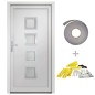 vidaXL Haustür Weiß 98x200 cm PVC vidaXL Haustür Weiß 98x200 cm PVC