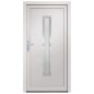 vidaXL Haustür Weiß 88x200 cm PVC vidaXL Haustür Weiß 88x200 cm PVC