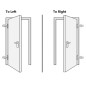 vidaXL Haustür Weiß 88x190 cm PVC vidaXL Haustür Weiß 88x190 cm PVC