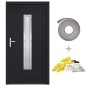 vidaXL Haustür Anthrazit 98x208 cm PVC vidaXL Haustür Anthrazit 98x208 cm PVC