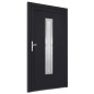 vidaXL Haustür Anthrazit 98x208 cm PVC vidaXL Haustür Anthrazit 98x208 cm PVC