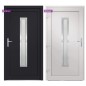 vidaXL Haustür Anthrazit 98x208 cm PVC vidaXL Haustür Anthrazit 98x208 cm PVC