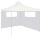 Pavillon-Seitenwände mit Fenstern 2 Stk. Weiß Pavillon-Seitenwände mit Fenstern 2 Stk. Weiß