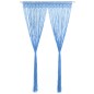 vidaXL Makramee Vorhang Blau 140x240 cm Baumwolle vidaXL Makramee Vorhang Blau 140x240 cm Baumwolle