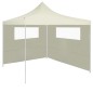 Pavillon-Seitenwand mit Fenstern 6x2 m Creme Pavillon-Seitenwand mit Fenstern 6x2 m Creme