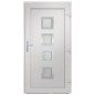 vidaXL Haustür Anthrazit 98x208 cm PVC vidaXL Haustür Anthrazit 98x208 cm PVC