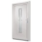 vidaXL Haustür Weiß 98x200 cm PVC vidaXL Haustür Weiß 98x200 cm PVC