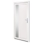 vidaXL Haustür Weiß 98x200 cm PVC vidaXL Haustür Weiß 98x200 cm PVC