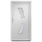 vidaXL Haustür Weiß 88x200 cm PVC vidaXL Haustür Weiß 88x200 cm PVC