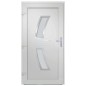 vidaXL Haustür Weiß 88x200 cm PVC vidaXL Haustür Weiß 88x200 cm PVC