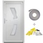 vidaXL Haustür Weiß 98x208 cm PVC vidaXL Haustür Weiß 98x208 cm PVC