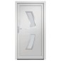 vidaXL Haustür Weiß 98x208 cm PVC vidaXL Haustür Weiß 98x208 cm PVC