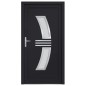 vidaXL Haustür Anthrazit 108x208 cm PVC vidaXL Haustür Anthrazit 108x208 cm PVC