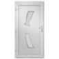 vidaXL Haustür Anthrazit 108x208 cm PVC vidaXL Haustür Anthrazit 108x208 cm PVC