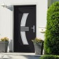 vidaXL Haustür Anthrazit 98x200 cm PVC vidaXL Haustür Anthrazit 98x200 cm PVC