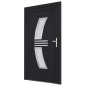 vidaXL Haustür Anthrazit 98x200 cm PVC vidaXL Haustür Anthrazit 98x200 cm PVC