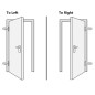 vidaXL Haustür Anthrazit 108x208 cm PVC vidaXL Haustür Anthrazit 108x208 cm PVC