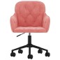 vidaXL Esszimmerstühle 2 Stk. Drehbar Rosa Samt vidaXL Esszimmerstühle 2 Stk. Drehbar Rosa Samt