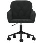 vidaXL Esszimmerstühle 2 Stk. Drehbar Schwarz Samt vidaXL Esszimmerstühle 2 Stk. Drehbar Schwarz Samt
