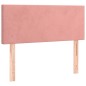 vidaXL Boxspringbett mit Matratze Rosa 120x190 cm Samt vidaXL Boxspringbett mit Matratze Rosa 120x190 cm Samt