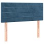 vidaXL Boxspringbett mit Matratze Dunkelblau 120x190 cm Samt vidaXL Boxspringbett mit Matratze Dunkelblau 120x190 cm Samt