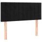 vidaXL Boxspringbett mit Matratze Schwarz 120x190 cm Samt vidaXL Boxspringbett mit Matratze Schwarz 120x190 cm Samt